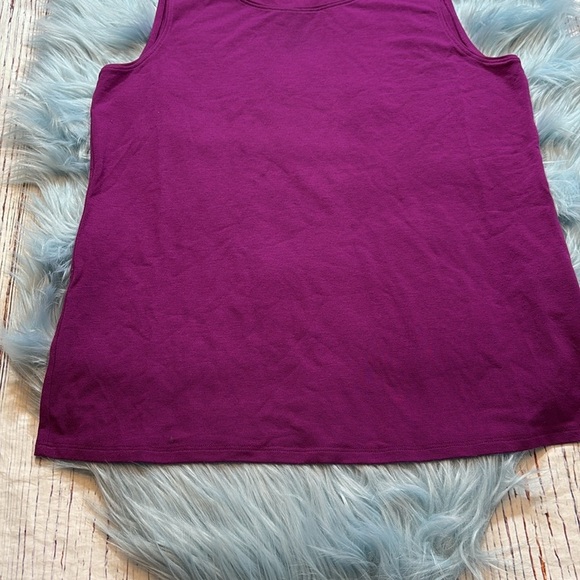 Eileen Fisher Plum Purple Tank Top sz S - Picture 6 of 8